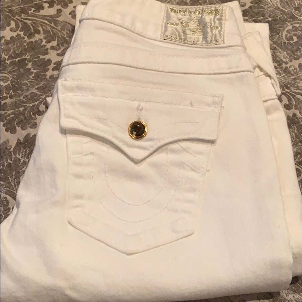 True Religion White Jeans